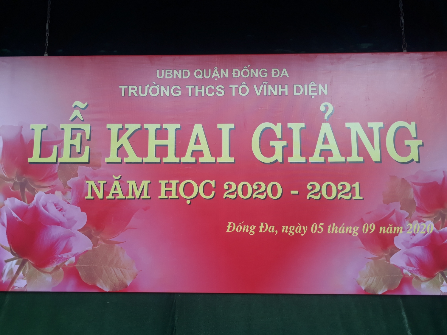 Trường THCS Tô Vĩnh Diện tổ chức Lễ khai giảng năm học mới 2020-2021