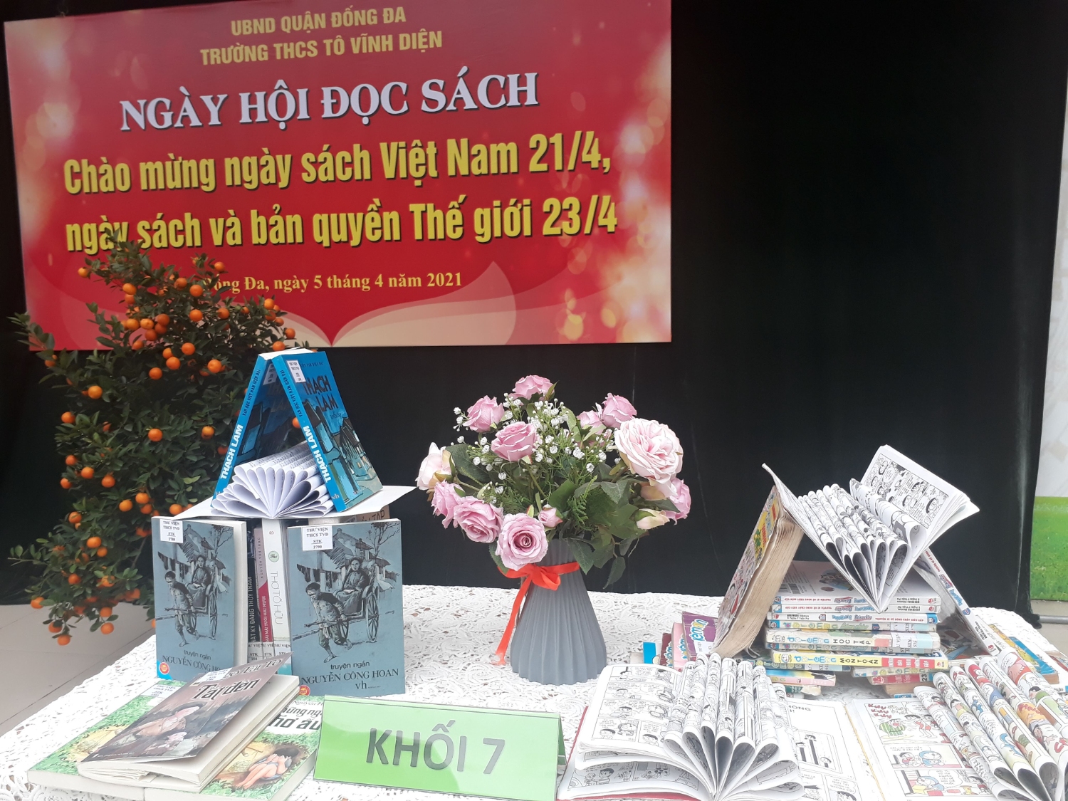 THCS Tô Vĩnh Diện - Chào mừng ngày sách Việt Nam 21.04.2021
